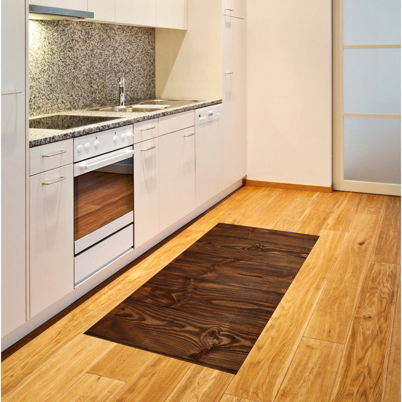 Tapis décoratif en bois haute densité, Rectangle 2 pi 7 po x 5 pi