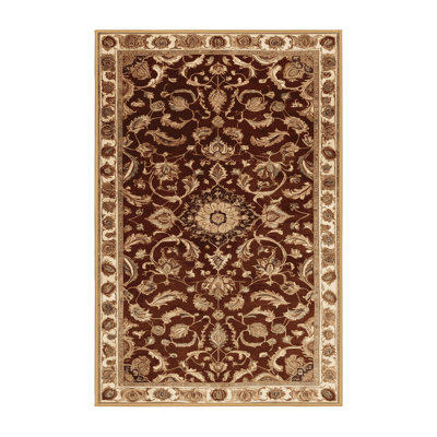 Tapis brun lavable à la machine