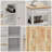 Kitchen Island with Rubber Wood Table Top