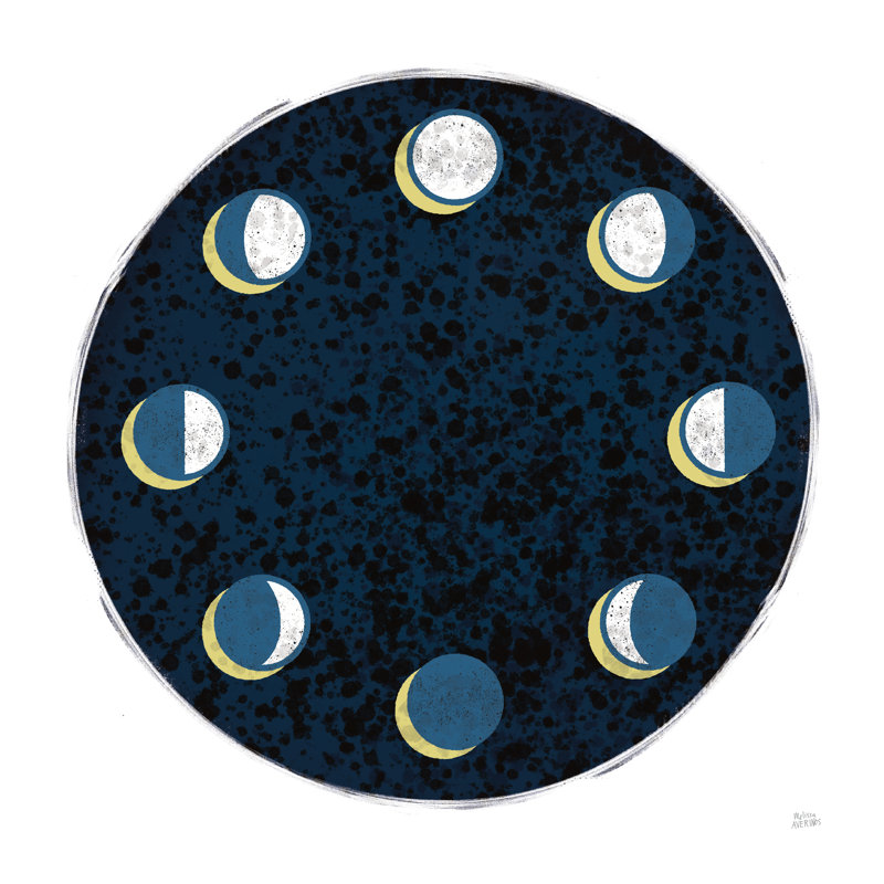 Celestial Map by Melissa Averinos - Wrapped Canvas Painting, 51cm H x 51cm W x 3.8cm D