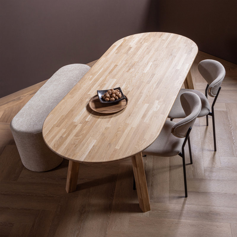Haarlem Solid Wood Table Leg, Yellow