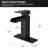 Single-handle Bathroom Faucet with Drain Assembly-86180400