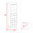 Bar Cabinet, Two Drawers, Twelve Built