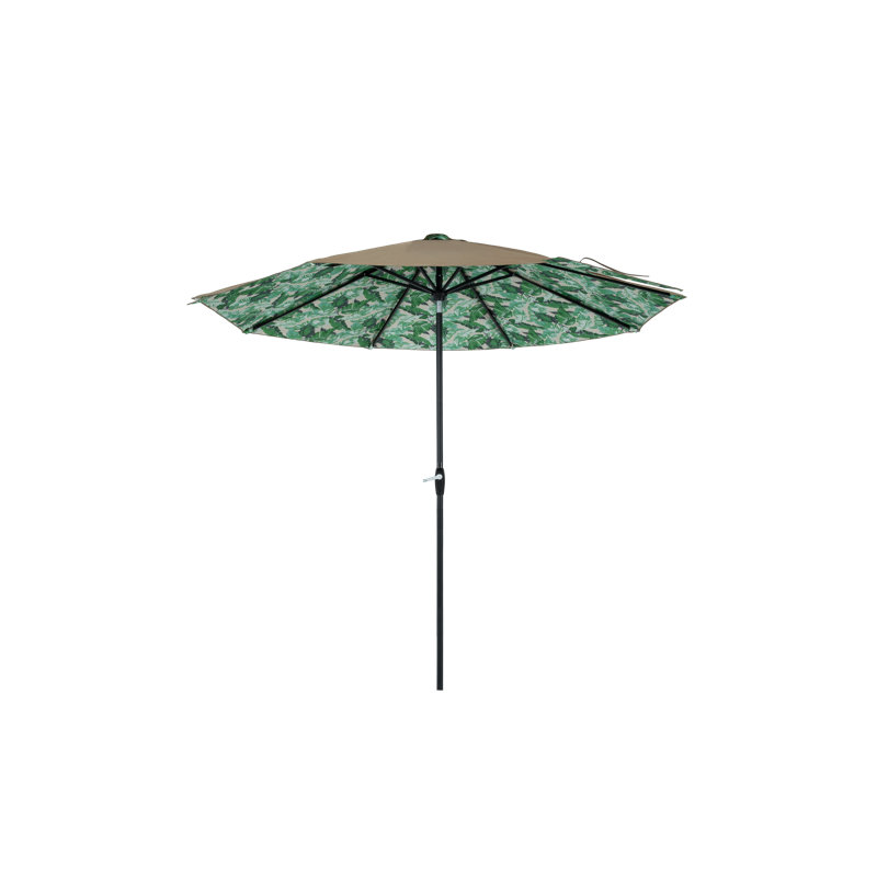 Parasol de marché inclinable avec manivelle 108 po Leavorn