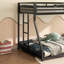 Lit superposé en métal robuste pour enfants et adultes Adam, profil bas et facile à monter avec échelle stable-104585552-104585565