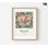 Chèvrefeuille par William Morris, impression encadrée de chèvrefeuille, décor antique de William Morris, œuvre d'art imprimé floral, idée de cadeau de demoiselle d'honneur