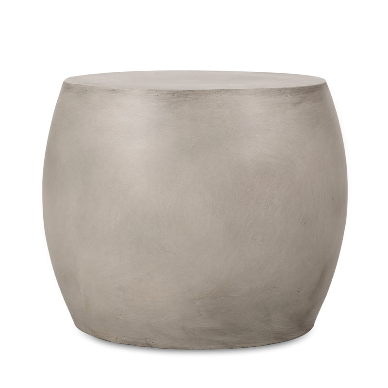 Outdoor Lightweight Concrete Side Table