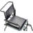 Upholstered Drop Arm Wheeled Commode