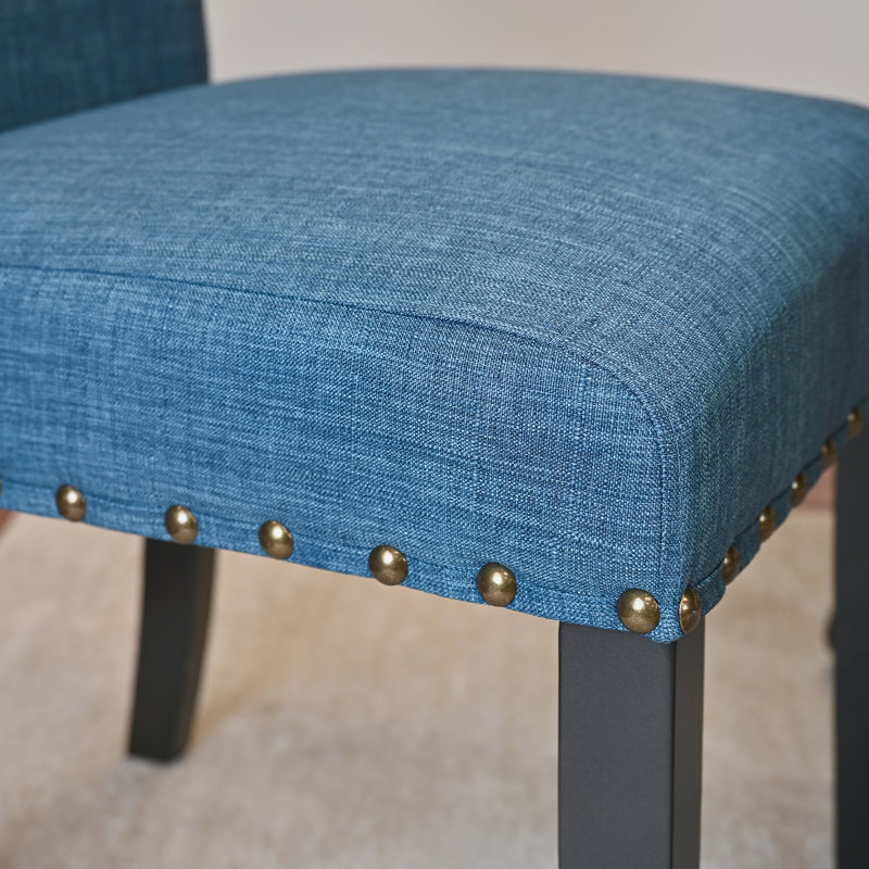 Ensemble de salle à manger six pièces avec table à manger en épingle à cheveux et quatre chaises confortables pour les espaces de salle à manger modernes
