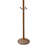 73" Tall Chrome And Wood Coat Rack-872417120