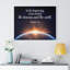 The Beginning Genesis 1:1-2 - Wrapped Canvas Print-1510533474