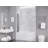 ANZZI Accordion-Style 56-in. x 33-in. Reversible Design 4-Panel Bathtub Shower Door with Frame and Hardware-99151027