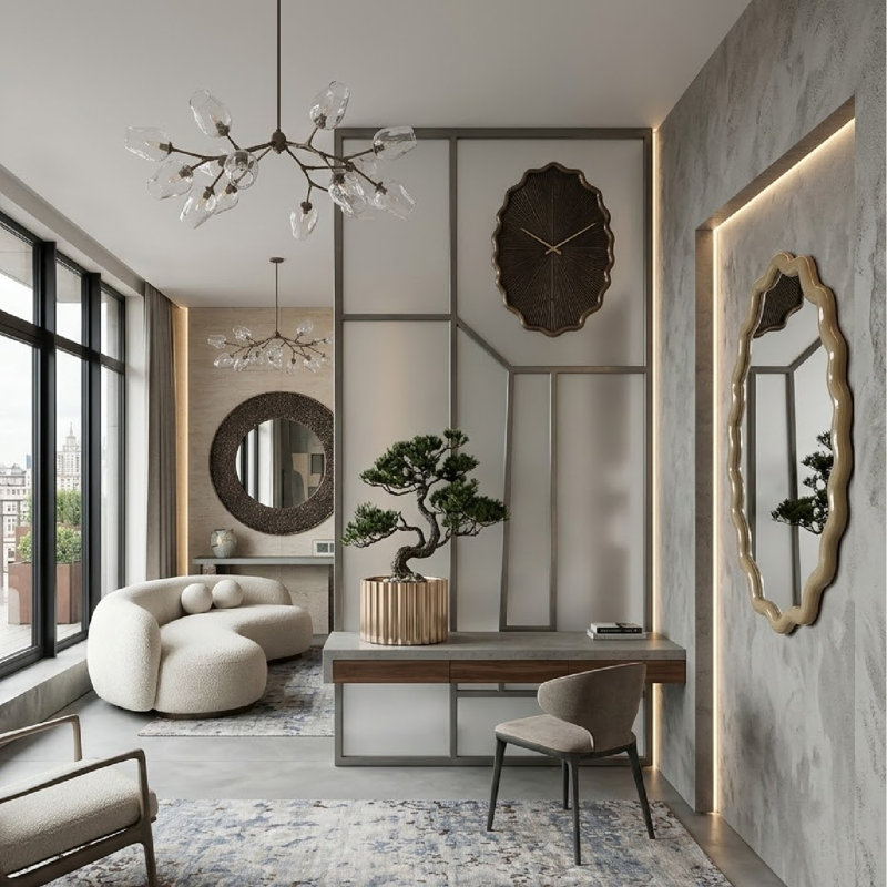 Morgan Round Mirror