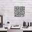 «Epic Graffiti» Square Decorative Batik 6 »par Alonzo Saunders, art mural sur toile, 12 po x 12 po