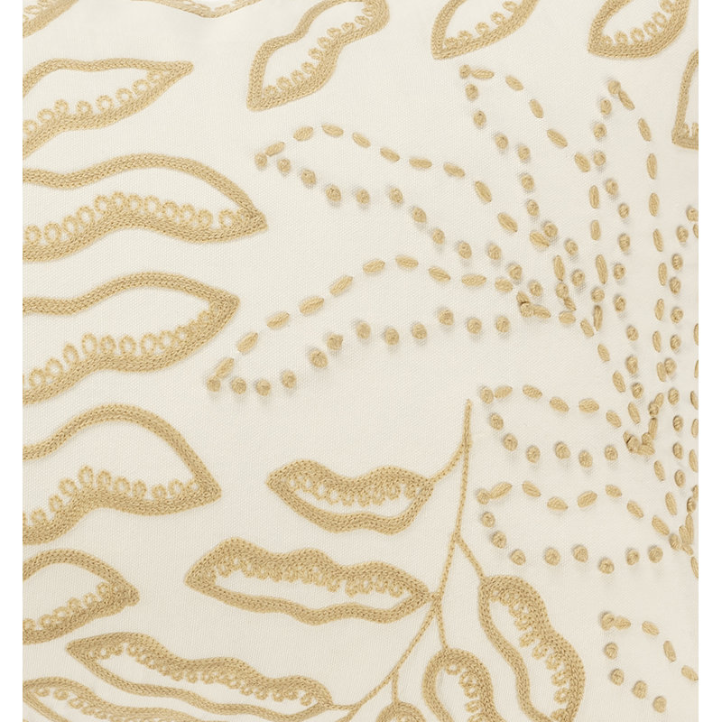 Coussin Elwin, Ivoire / Beige
