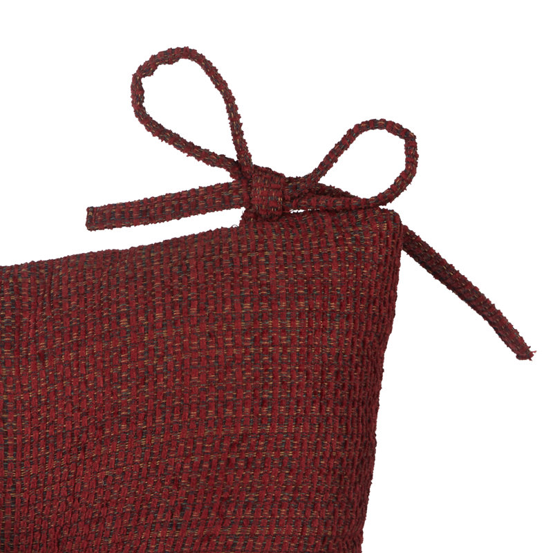 Ensemble de coussins de chaise berçante antidérapants, Rouge