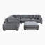 Canapé modulaire en velours côtelé 135 po Brinsley-354191264