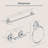 3 - Piece Bathroom Hardware Set-90932722