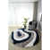 Thionville Shag Blue/Grey/White Shag Area Rug