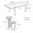 Solid Wood Dining Table Sets.-109746316