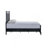 King Panel Bed Black