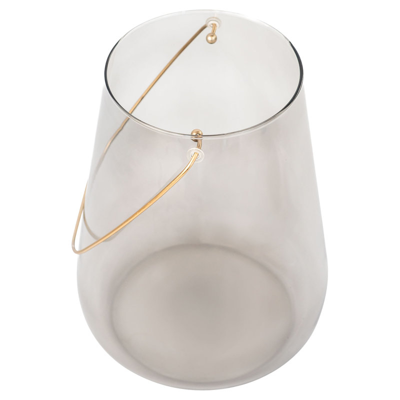 Water Drop Hurricane Candle Holder, 10.25" H x 8.5" W x 8.5" D