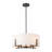 Lolanda 8-Light Dimmable Fabric Drum Pendant-880897397