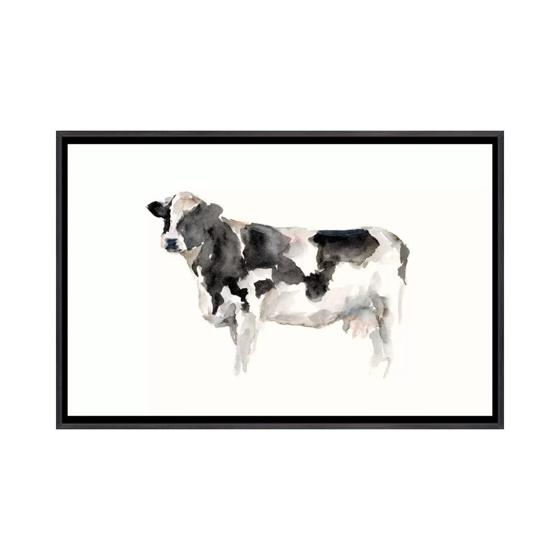 "Farm animal Study III" par Ethan Harper, reproduction d’art, H 18 po x l 26 po x P 1,5 po, Encadrement noir décoloré