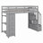 Loft Bed With Shelves,Drawers And Stairs-434248046