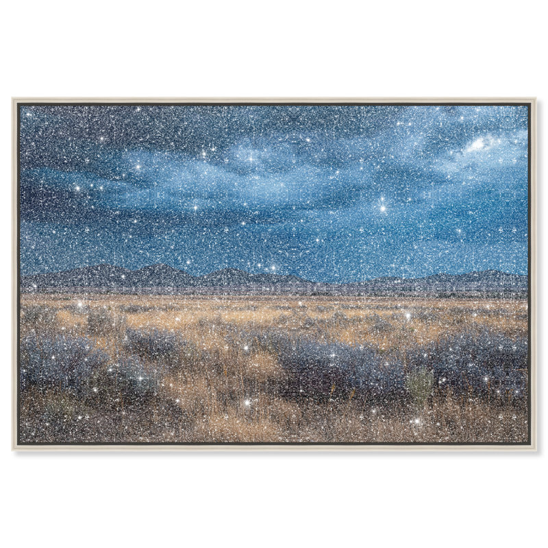 Dark Sky I Print by Oliver Gal, 11" H x 16" W, Silver Floater Frame