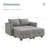 Manusite Convertible Modular Sectional Couch With Reversible Storage Chaise-780328989