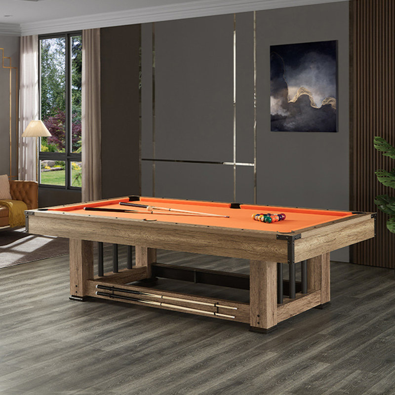 Multi Game Table, 32" H x 108" W x 60" D, Orange