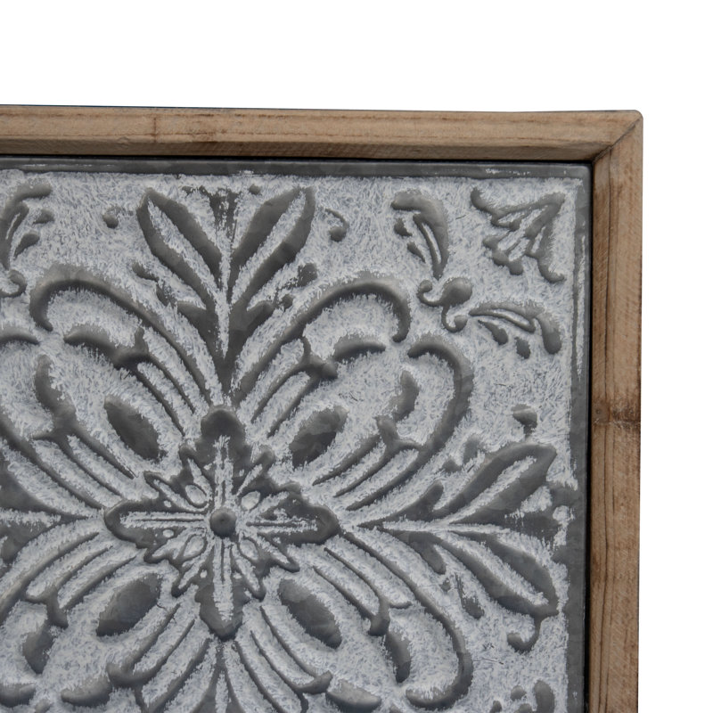 Farmhouse Abstract Wall Decor on Metal