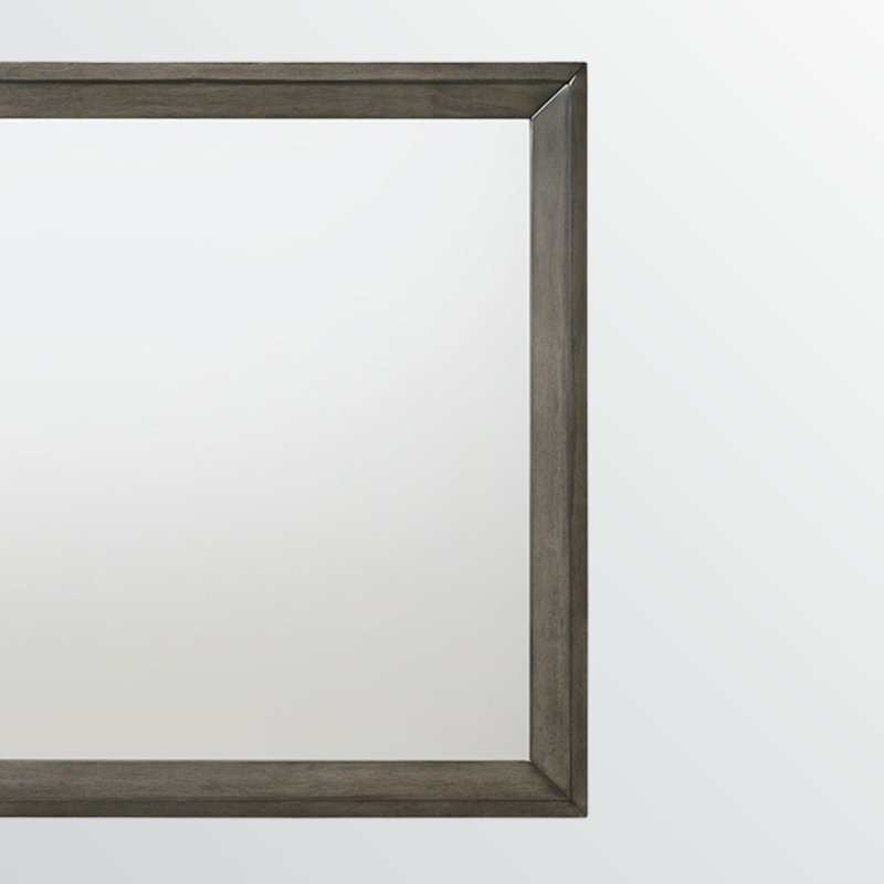 Jasper Mirror in Gray Oak