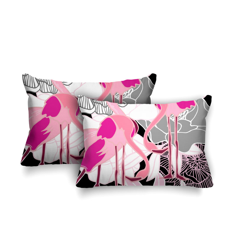 Coussin lombaire intérieur / extérieur Mingo, Noir