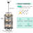 12-Light Dimmable Lantern Long Staircase Chandelier