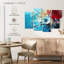 Avery - abstrait rouge et bleu-106052106