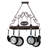 Bon Appetit Metal Handcrafted Round Hanging Pot Rack