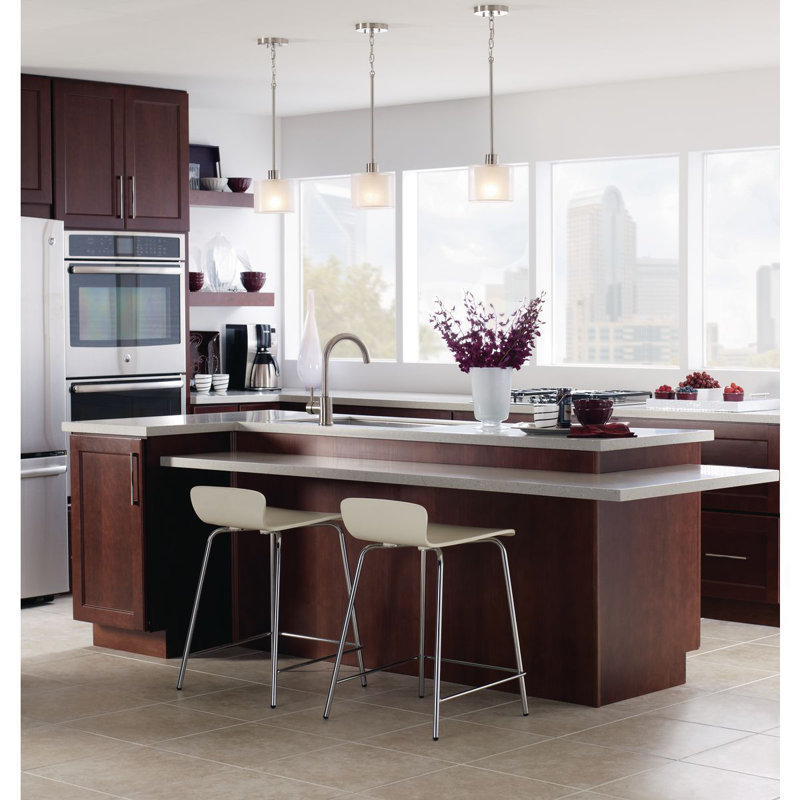 Ernestina 1 - Light Single Pendant, Brushed Nickel