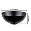 Lavabo vasque de salle de bain rond en porcelaine 12 "avec drain escamotable Aquaterior-50156990