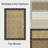 Washable Living Room Rug Floral Bordered Area Rugs Soft Thin Indoor Carpet for Bedroom Modern Throw Aesthetic Mat Non Slip Stain Resistant Carpet for Dining Room Office-125339518