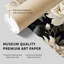 «Floral Luxe Pe pivoines», reproduction d'art moderne sans cadre-84839478