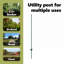 Fence Posts 5 Pcs U-Channel Steel-310965873-310965875