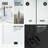 Elan 56-60" W x 74" H Sliding Frameless Shower Door with 3/8" Laminated Glass-98714623