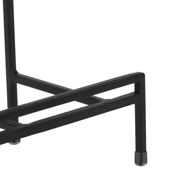 Support à bol droit 8 po - Doré, H 12,25 po x l 7 po x P 5,5 po, Noir