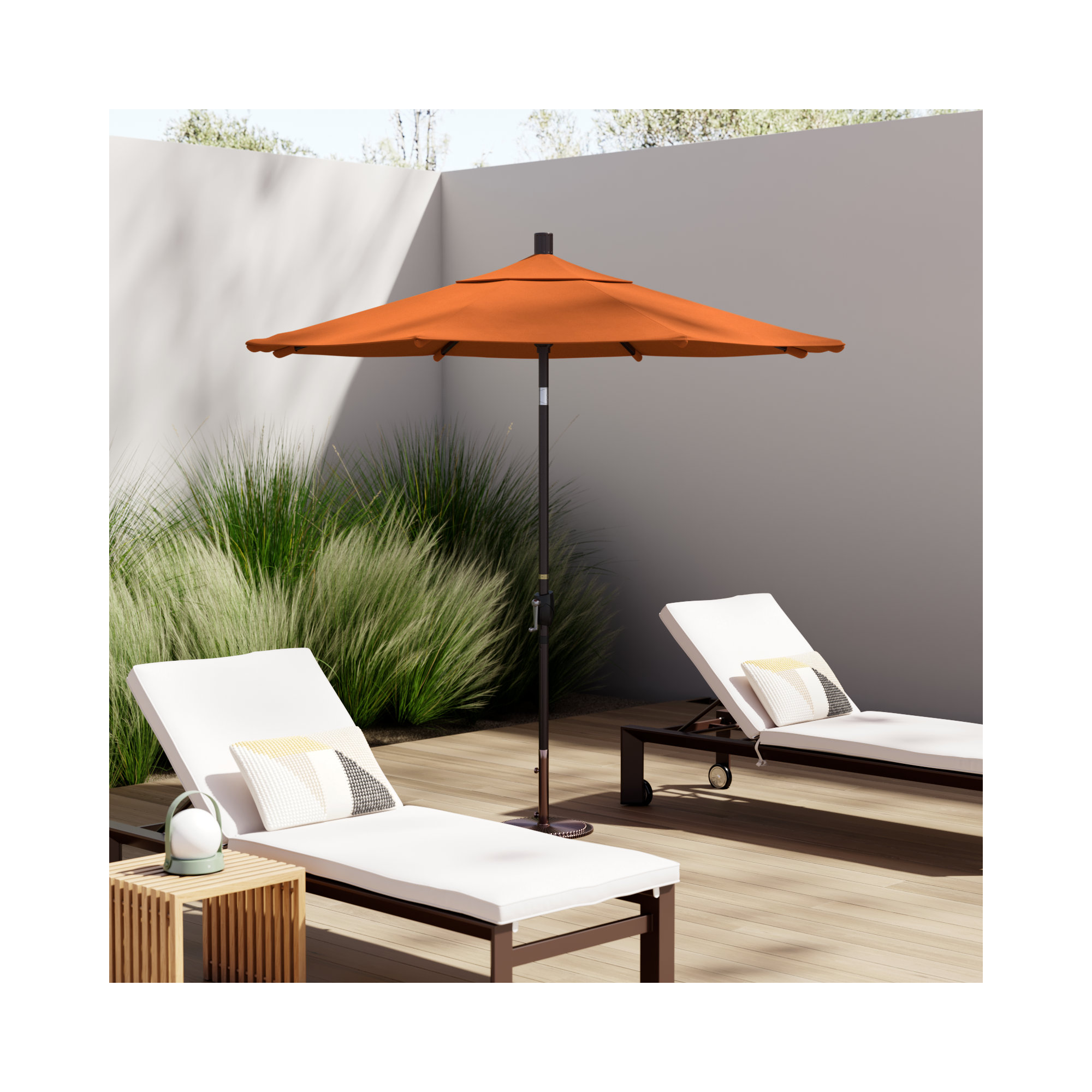 90'' Outdoor Umbrella, Tuscan Performance Canvas