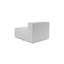 Élégant canapé 1 place, gris clair, 26,0 x 25,6 x 25,9 pouces | Cadre 100% charme et tissu 100% lin | 32 mousses en mousse pour un confort ultime | Pieds en plastique durable | Parfait pour les petits espaces et les décors modernes-381064993