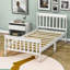 Lit plateforme simple en bois avec tête de lit Dicky-1582892249