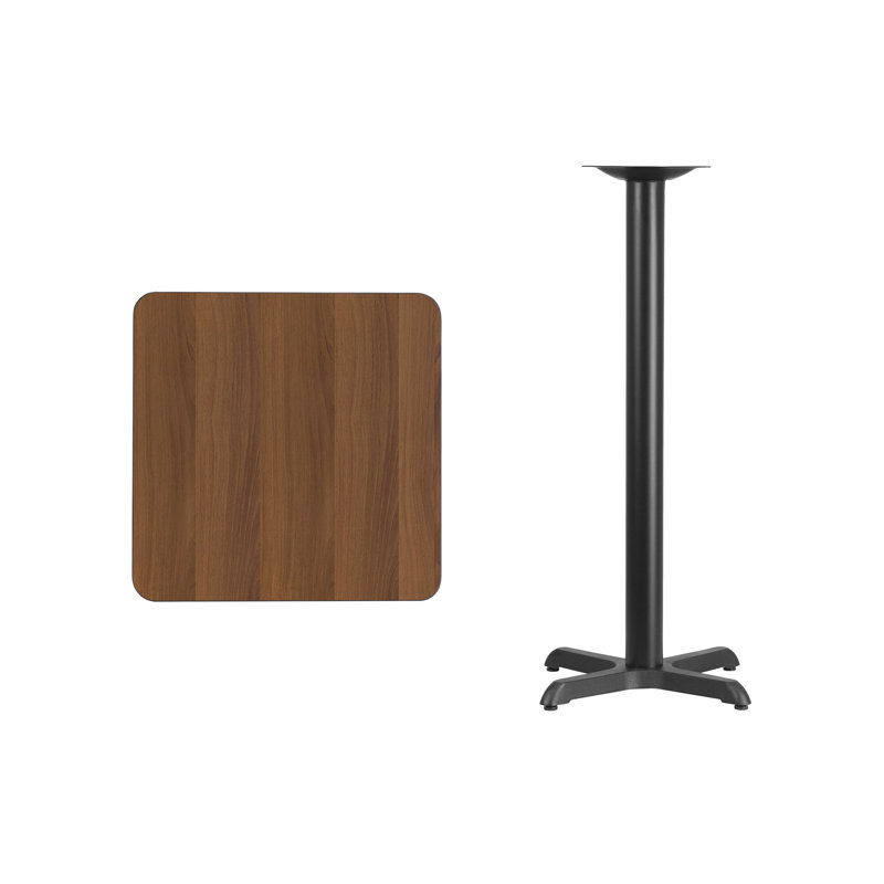 Plateau de table en stratifié Jaramillo, L 30 po x L 24 po, Naturel, Hauteur standard (hauteur de 31,13 po)