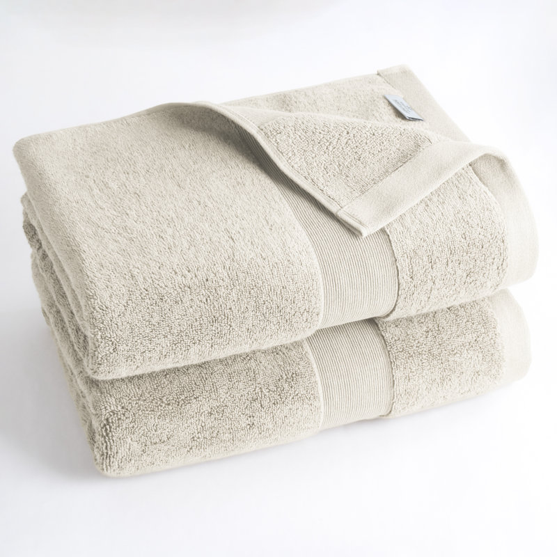 Serviette de bain turque jumbo 100% coton de qualité supérieure 30 x 56 po, super souple et absorbante 700 g / m², Beige